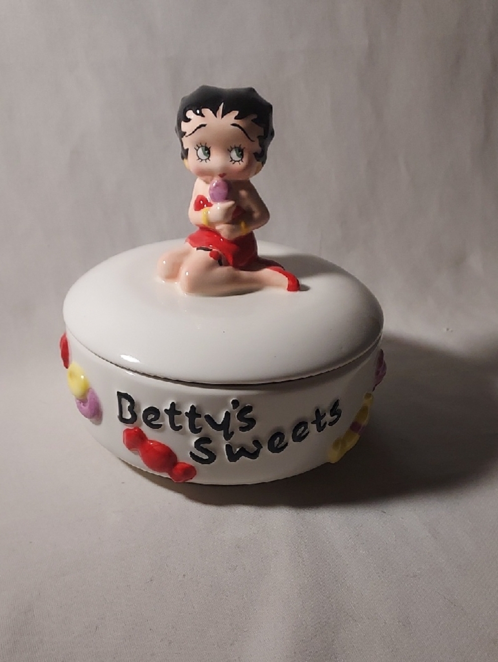 Vintage 2004 Betty Boop Betty's Sweets Candy Dish NJ Croce First Edition Dish